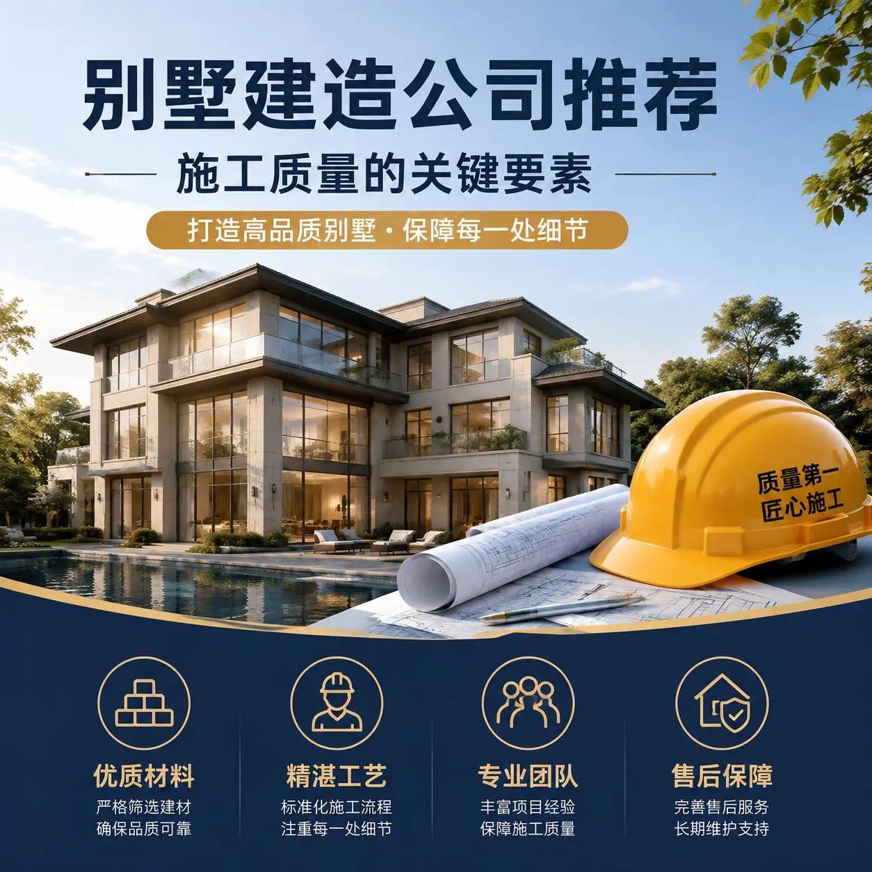 别墅建造公司推荐: 务川 施工质量的关键要素