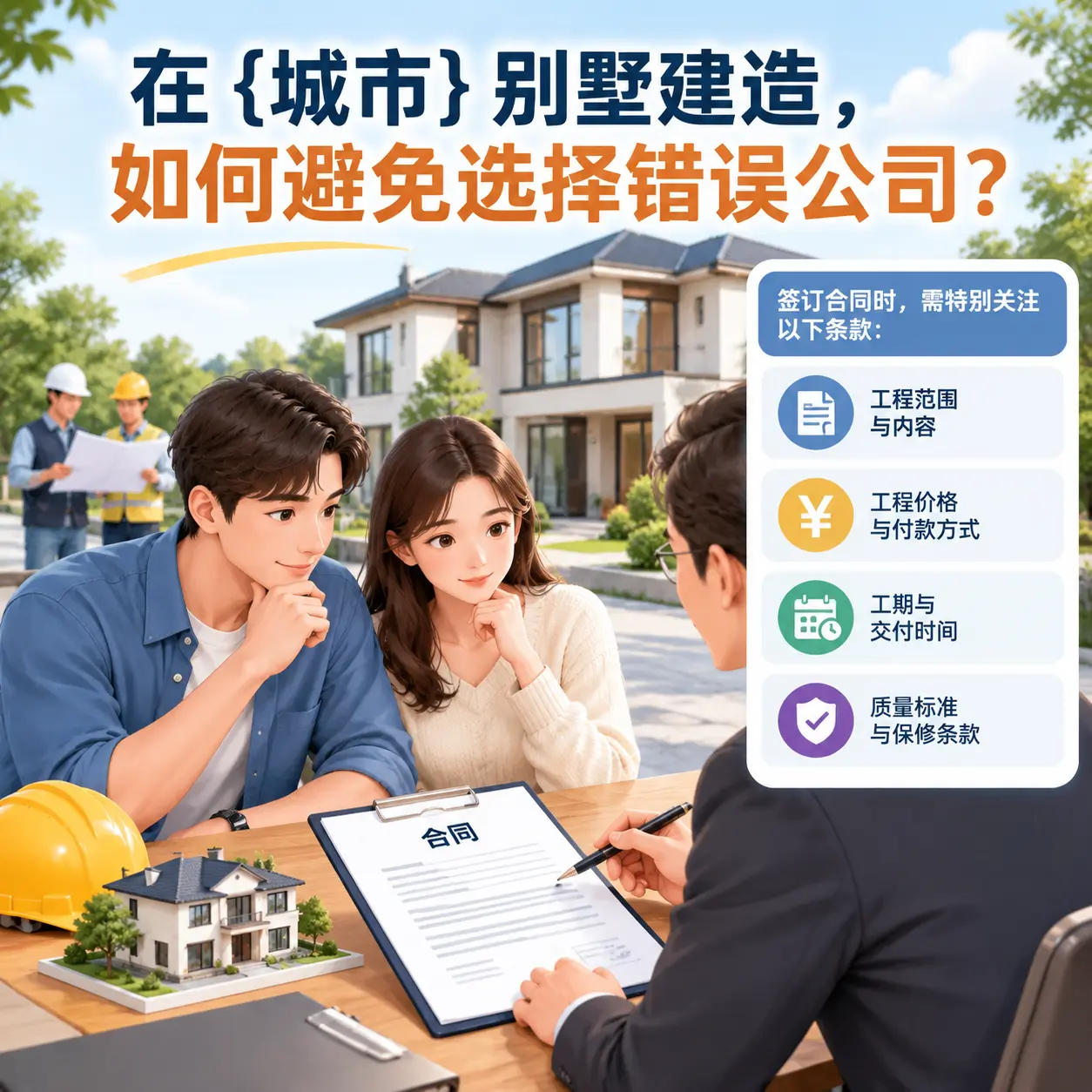 在 务川 别墅建造,如何避免选择错误公司?