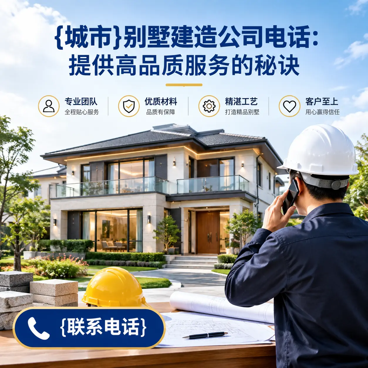 务川别墅建造公司电话:提供高品质服务的秘诀