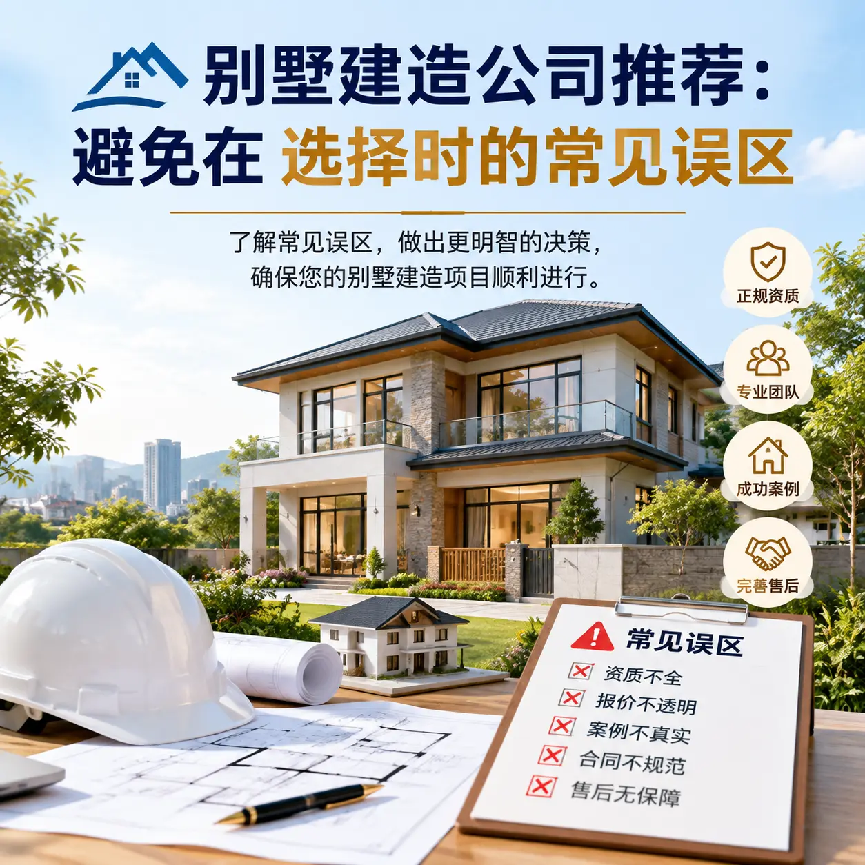 别墅建造公司推荐：避免在 务川 选择时的常见误区
