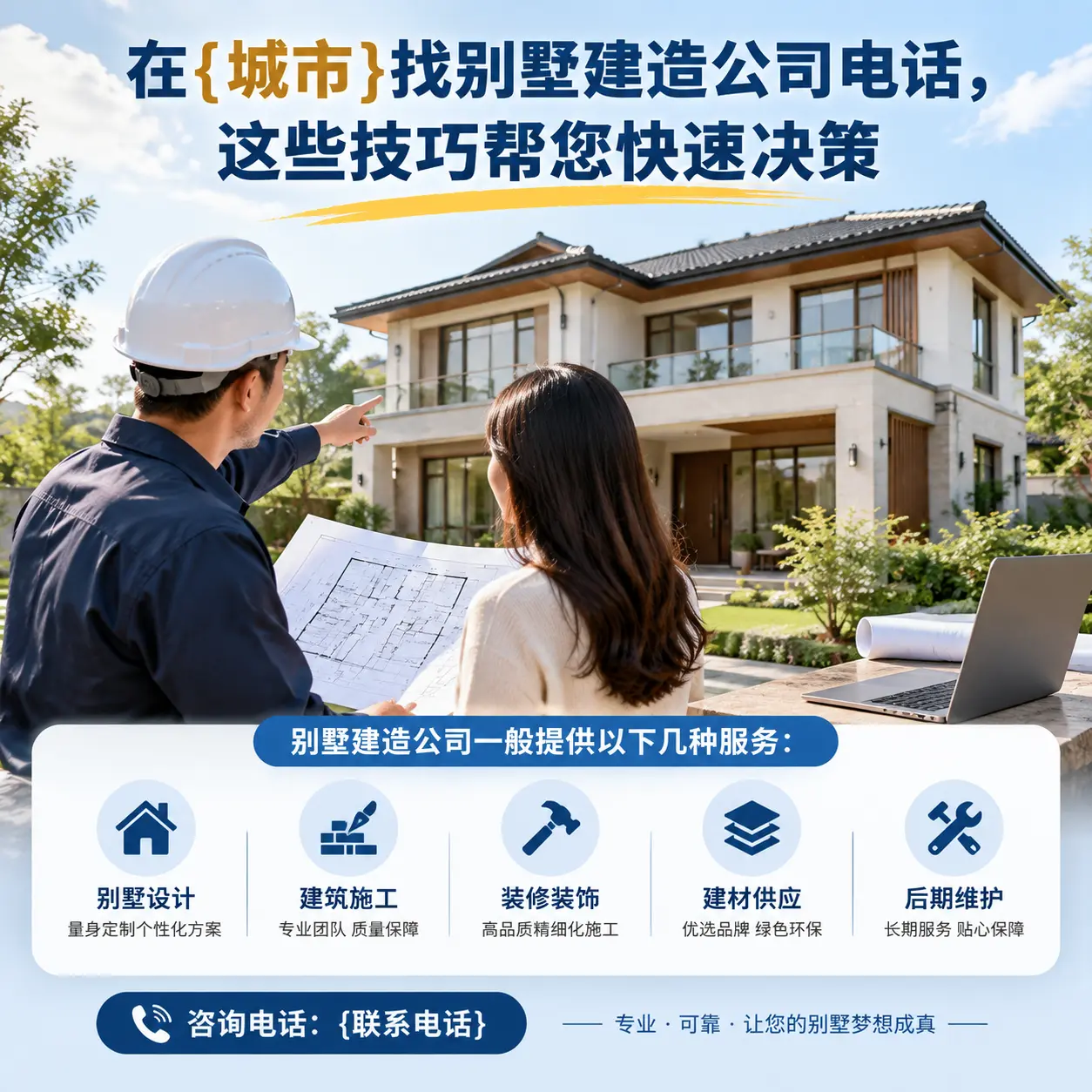 在务川找别墅建造公司电话,这些技巧帮您快速决策