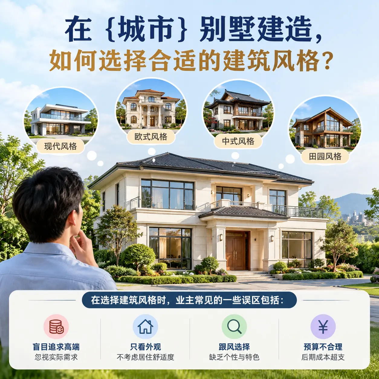 在 务川 别墅建造,如何选择合适的建筑风格?